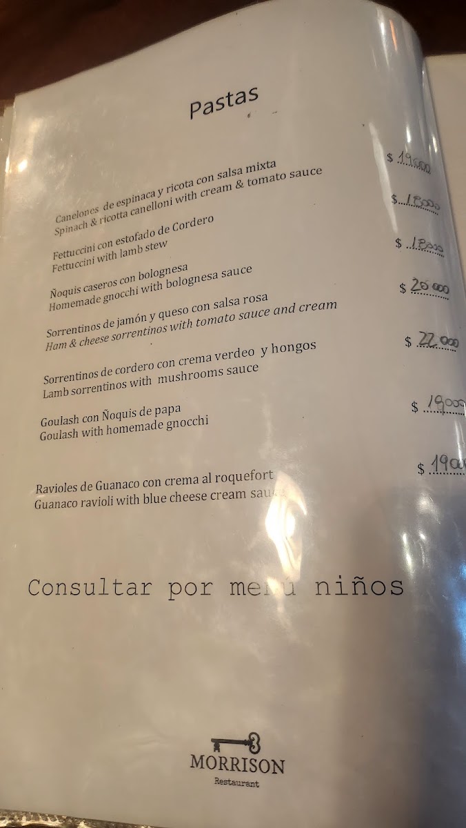 Menu Morrison Restaurant-7