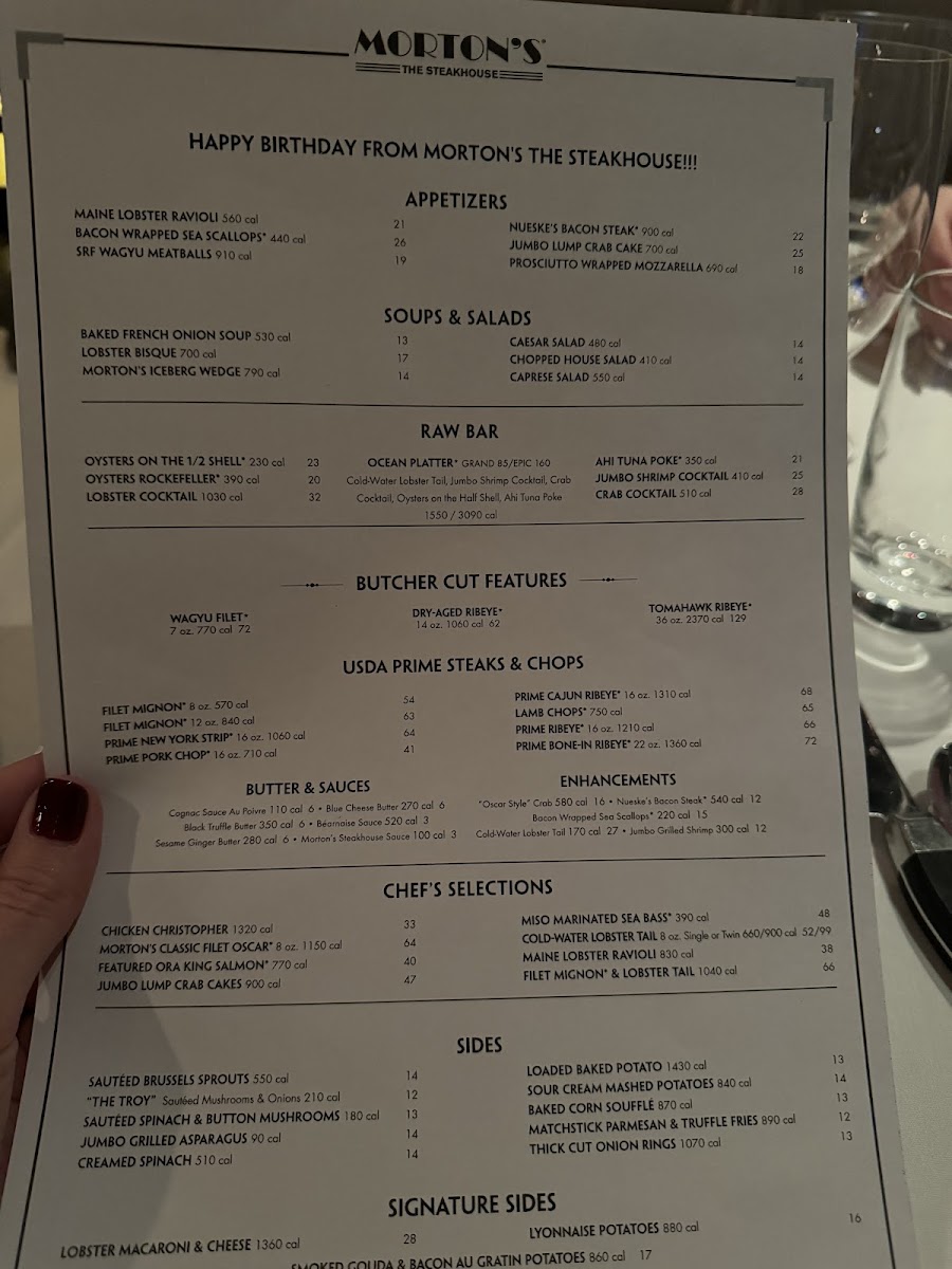 Menu Morton's The Steakhouse-4