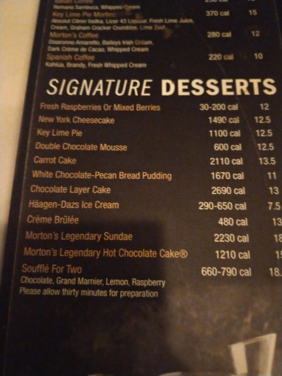 Menu Morton's The Steakhouse-7