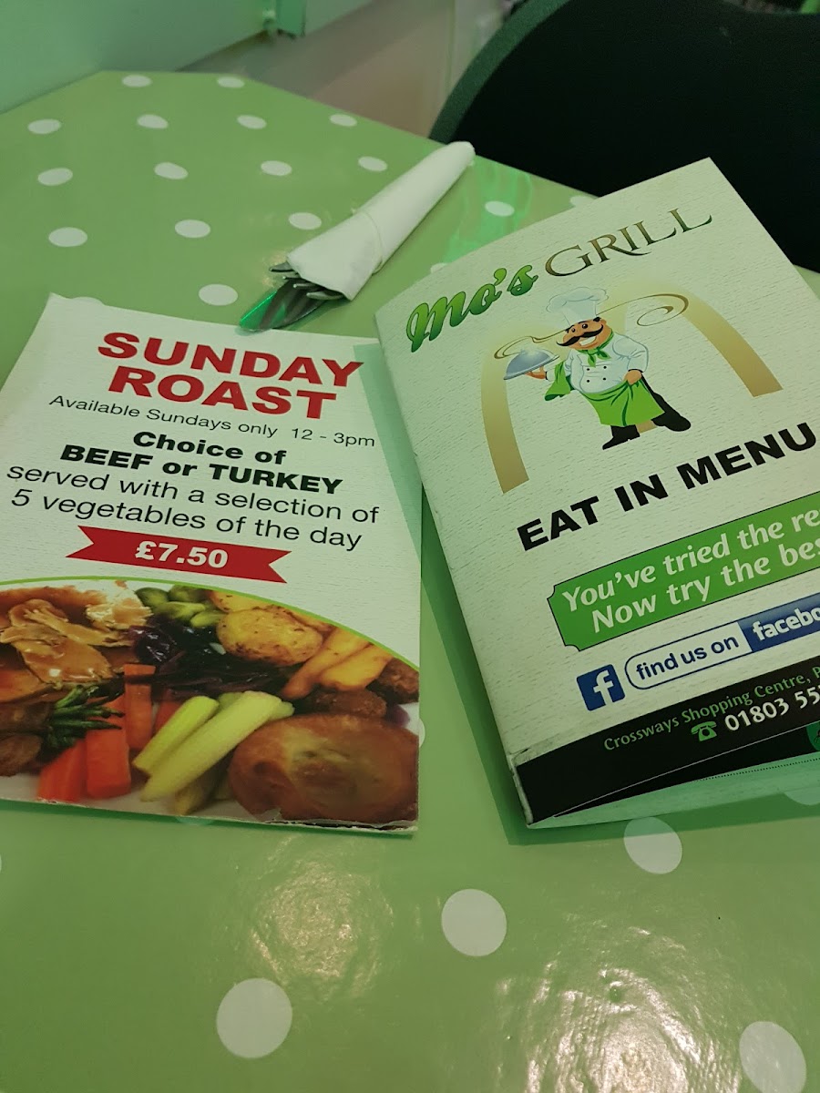Menu Mo's Diner-10