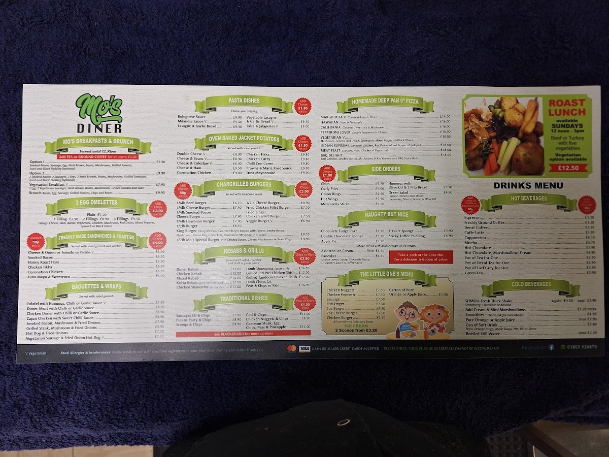 Menu Mo's Diner-5