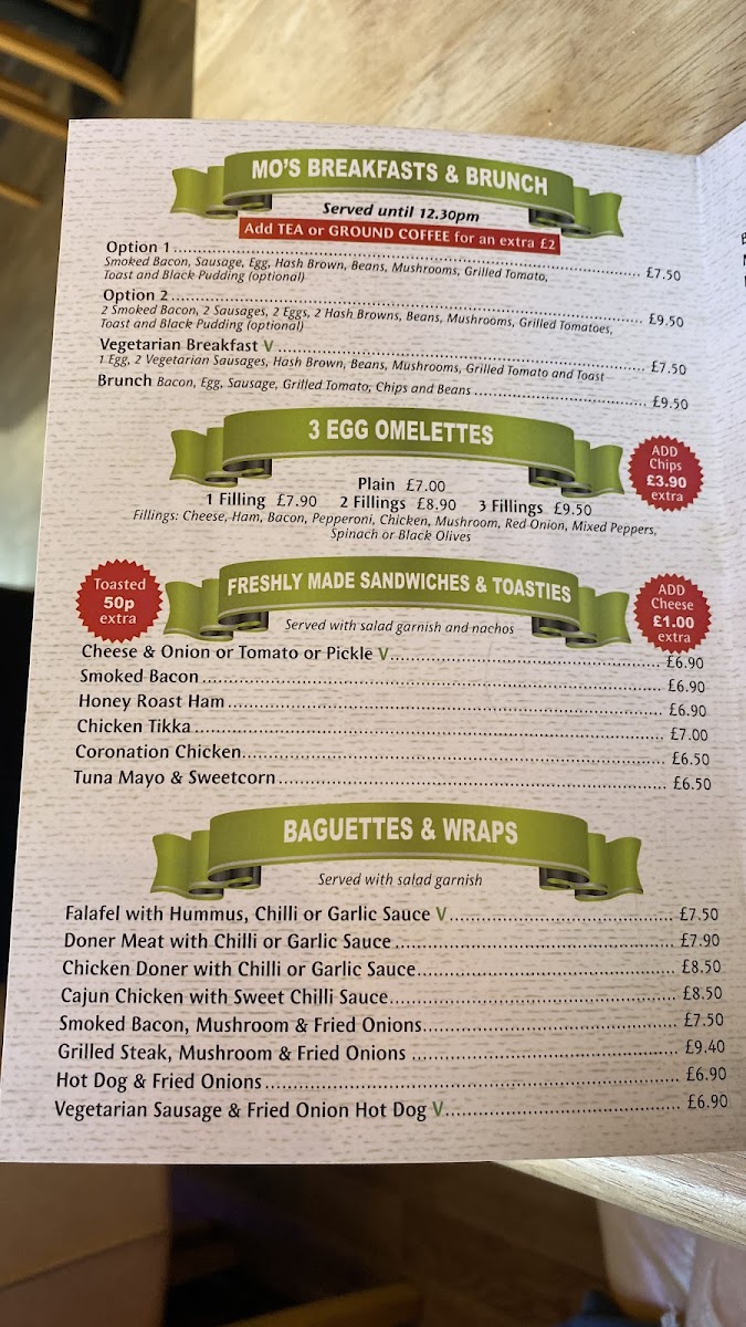Menu Mo's Diner-7