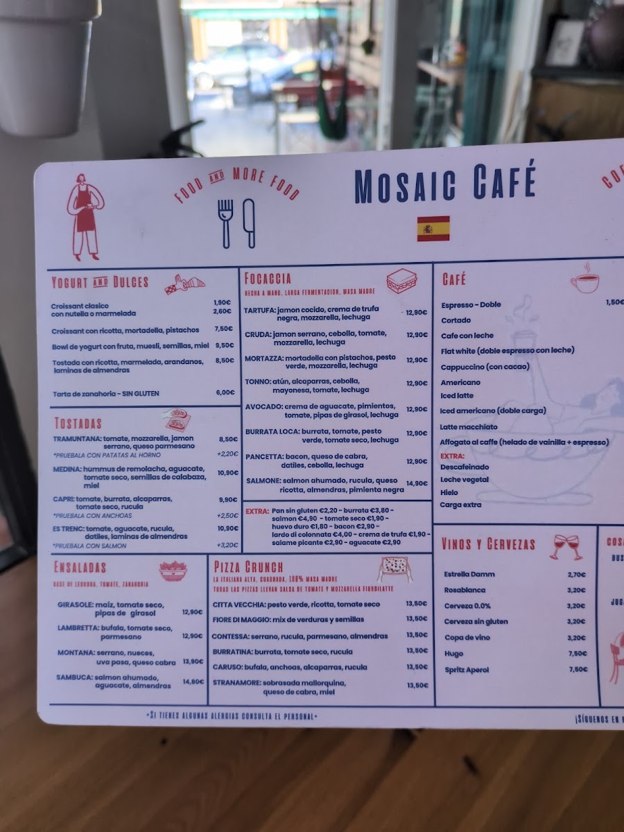 Menu Mosaic Café-2