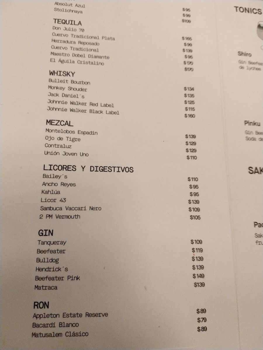 Menu Moshi Moshi Oasis Coyoacán-10