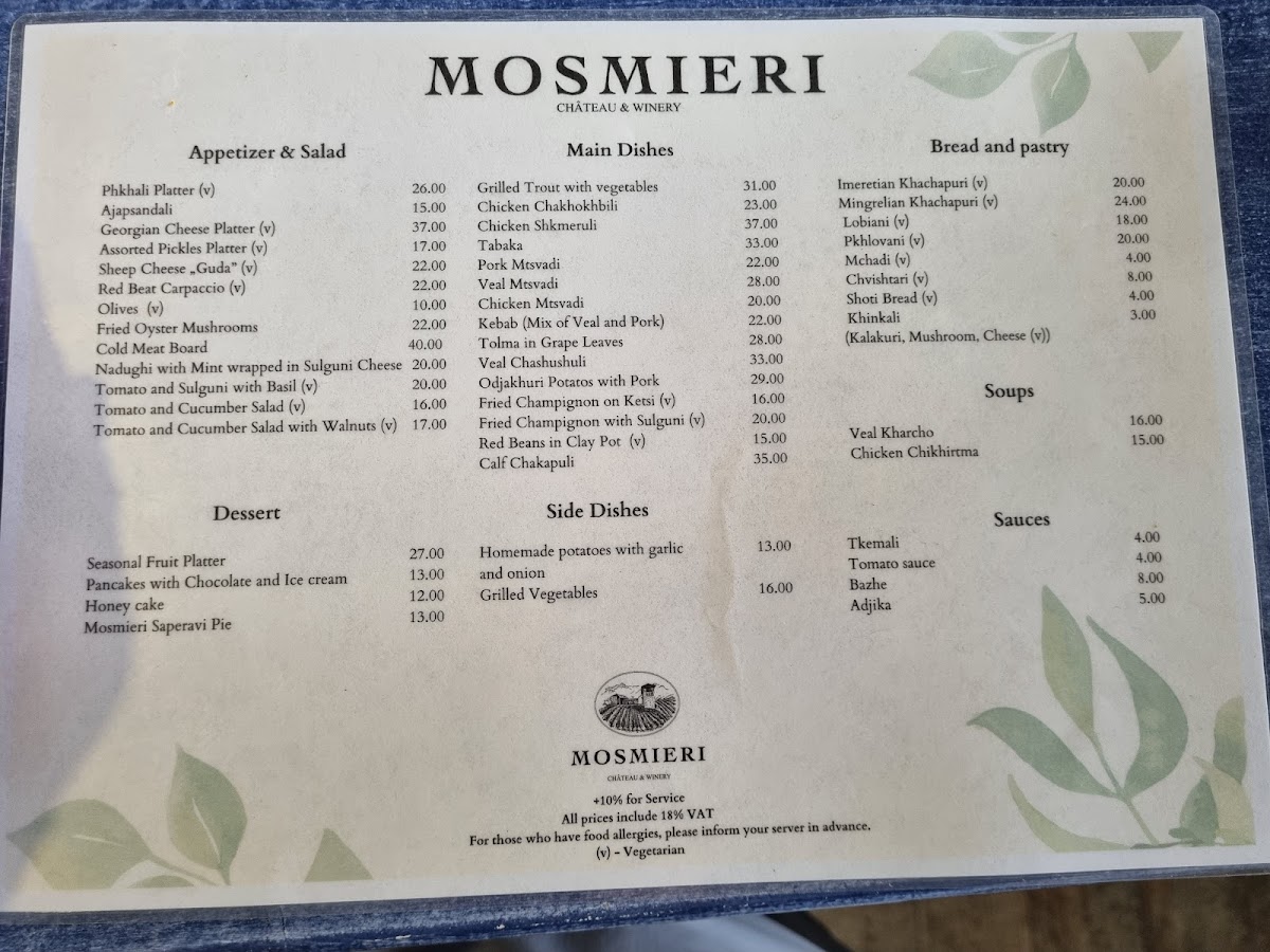 Menu Mosmieri Kakheti Wine Center-1