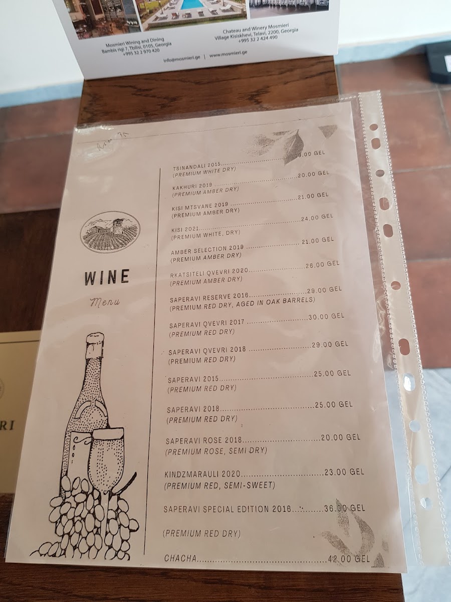 Menu Mosmieri Kakheti Wine Center-6