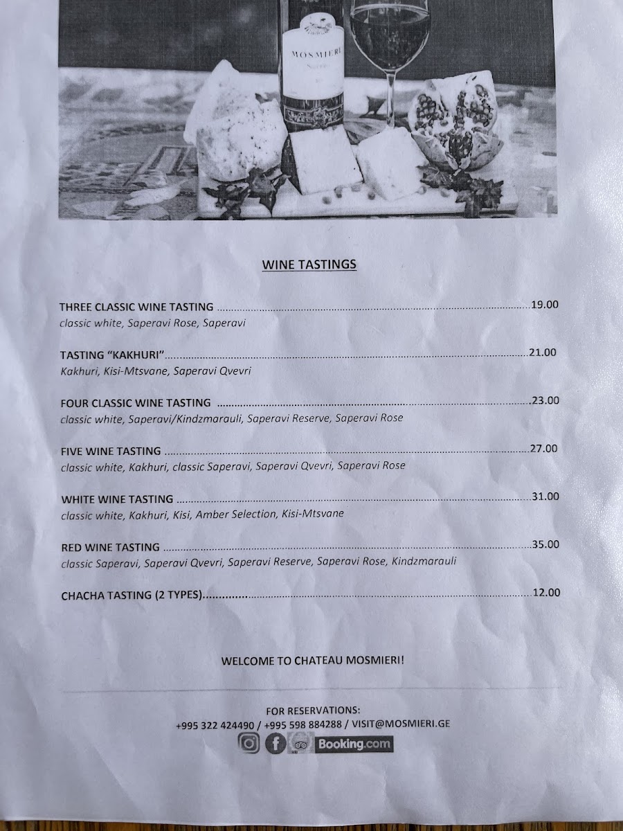 Menu Mosmieri Kakheti Wine Center-7
