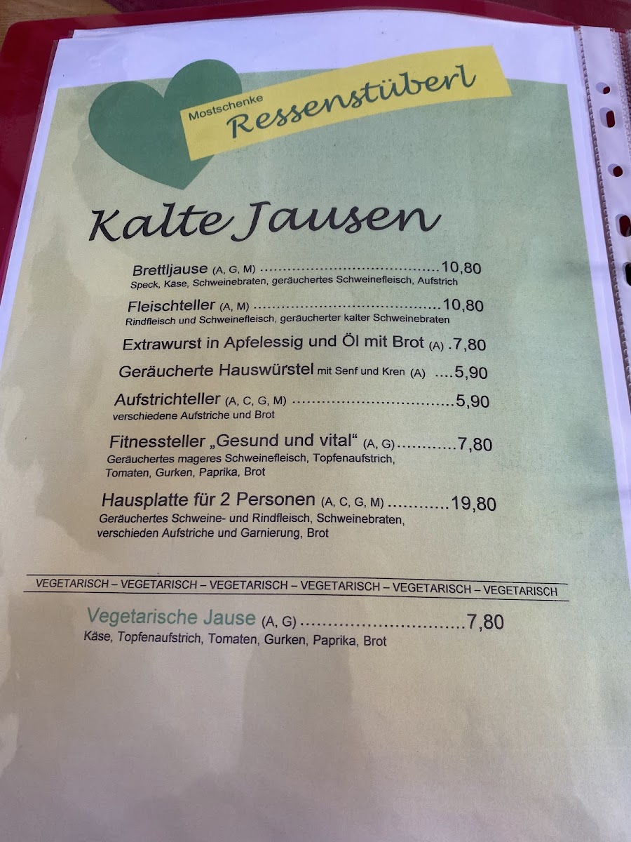 Menu Mostschenke Ressenstüberl-9