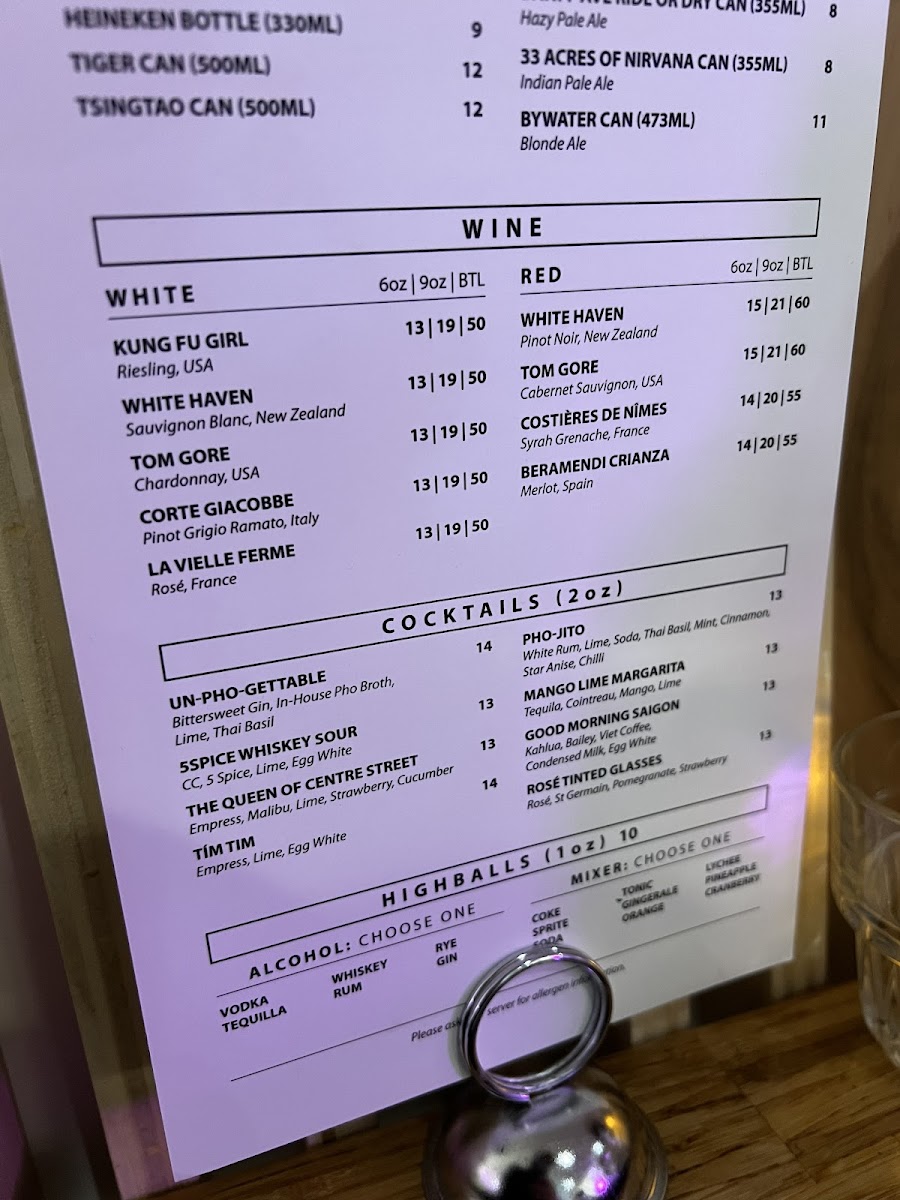 Menu Mot To Vietnamese Restaurant-10