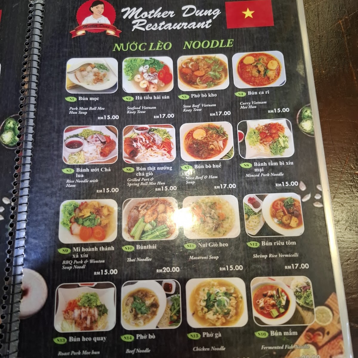 Menu Mother Dung Restaurant And Grocery Store-3