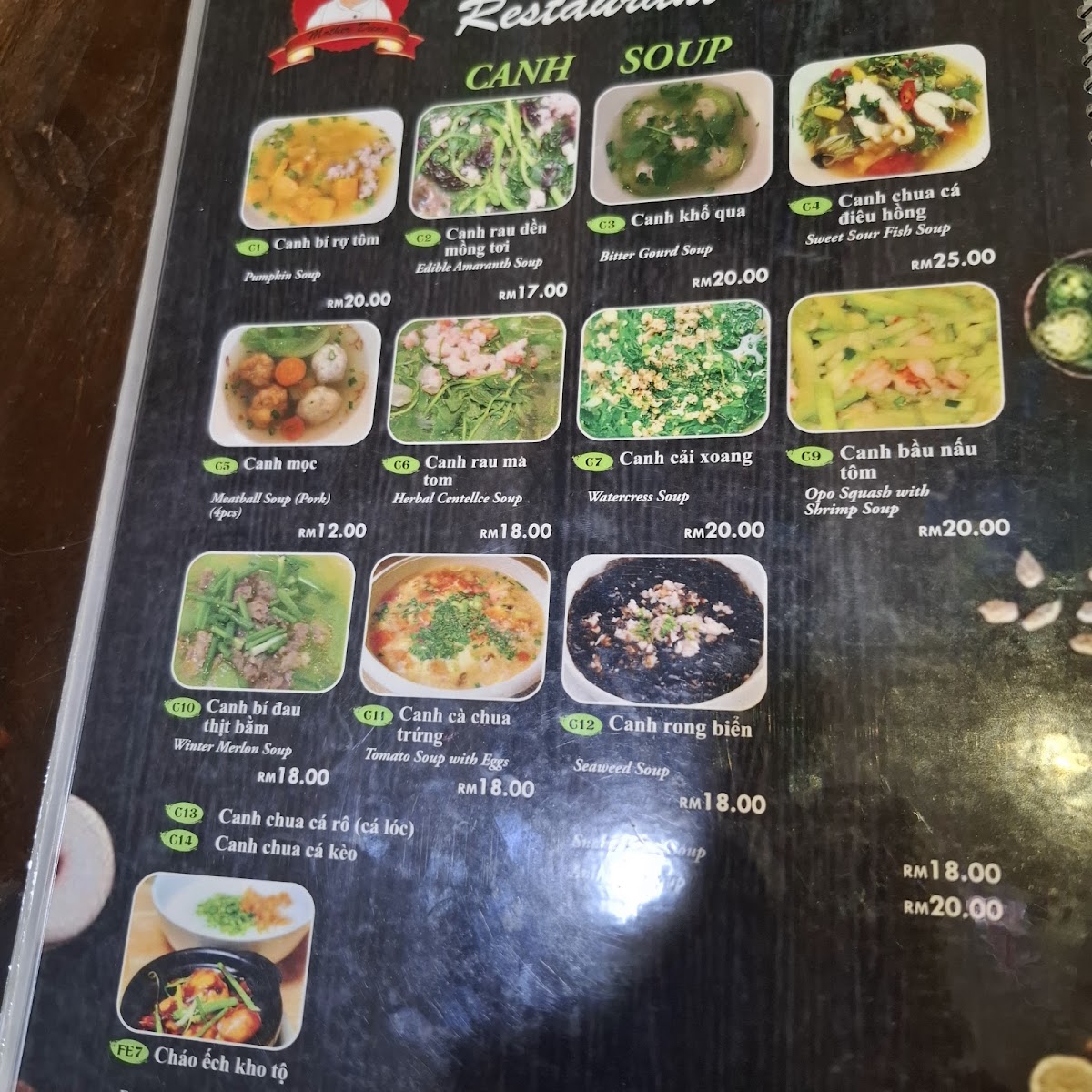 Menu Mother Dung Restaurant And Grocery Store-4