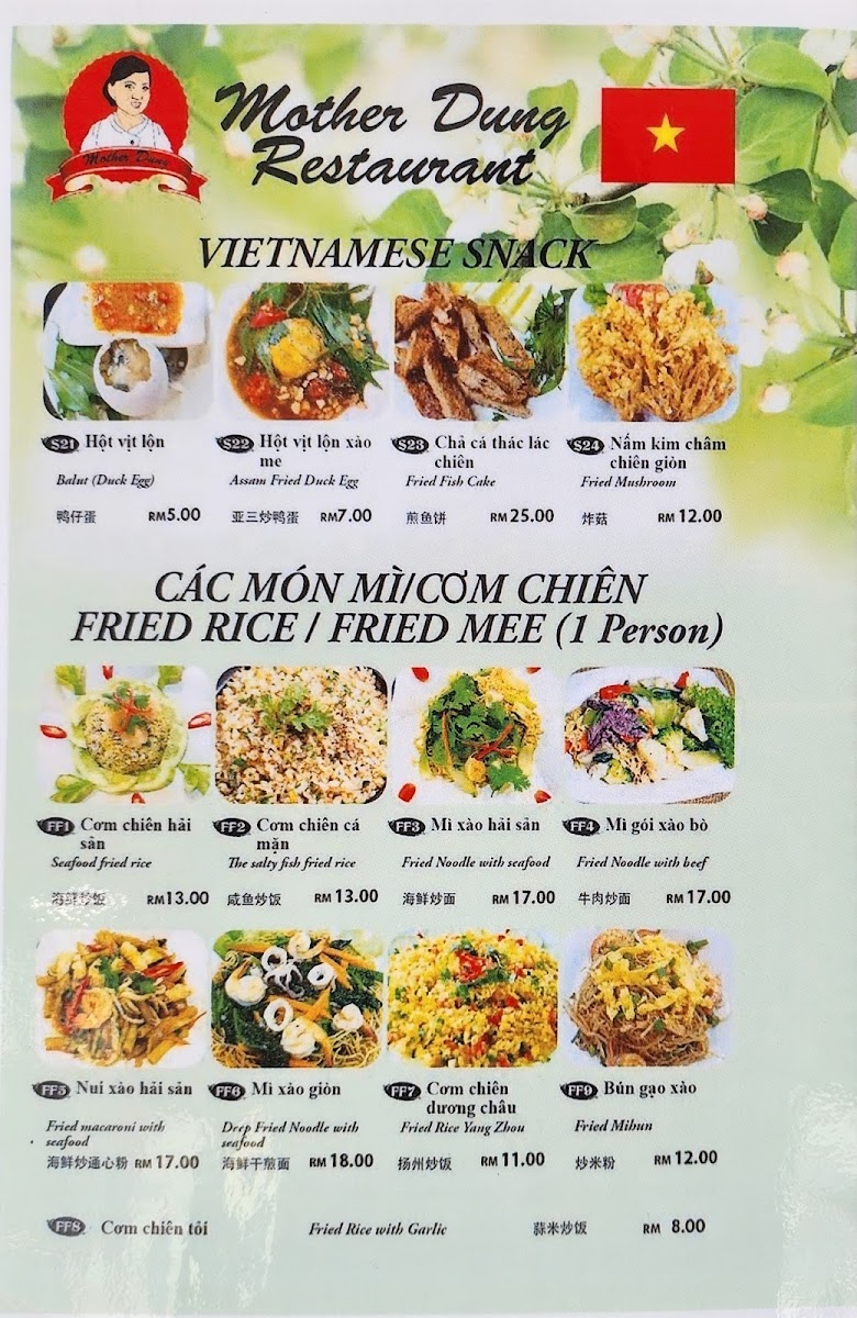 Menu Mother Dung Restaurant And Grocery Store-6