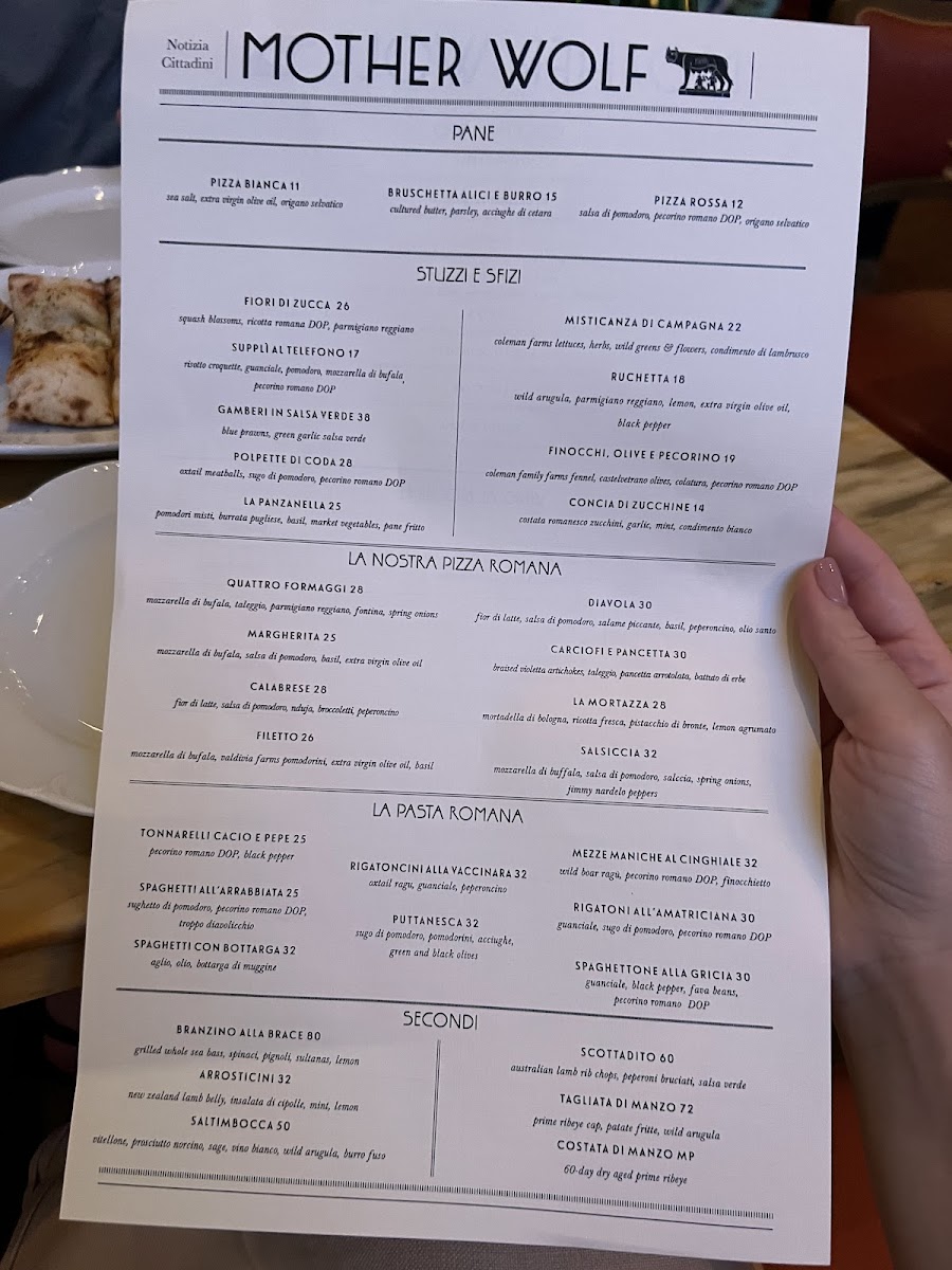 Menu Mother Wolf-9