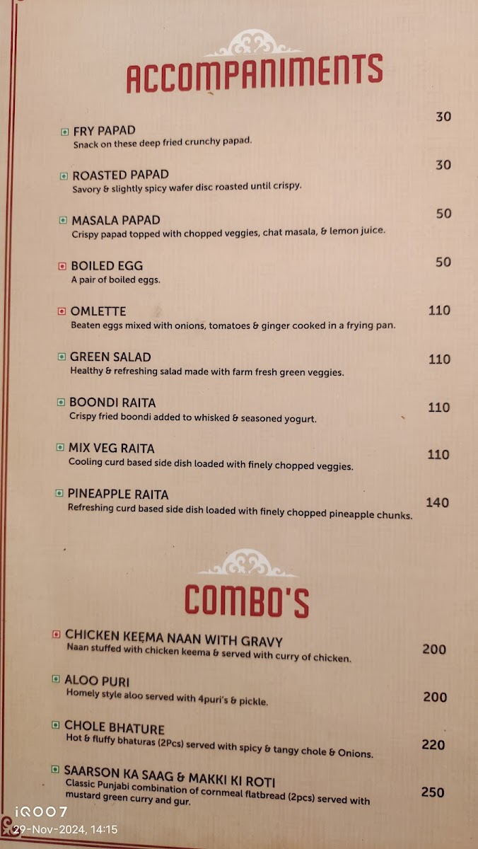 Menu Mother's Kitchen (Restaurant & Catering Services)-10