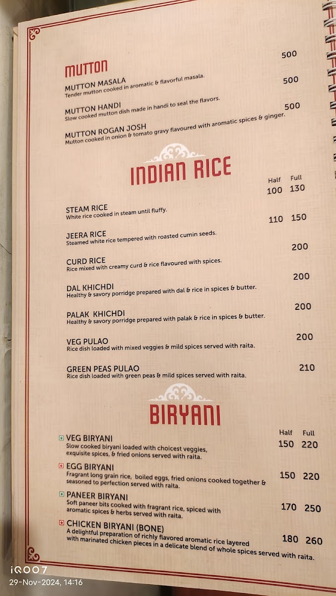 Menu Mother's Kitchen (Restaurant & Catering Services)-8