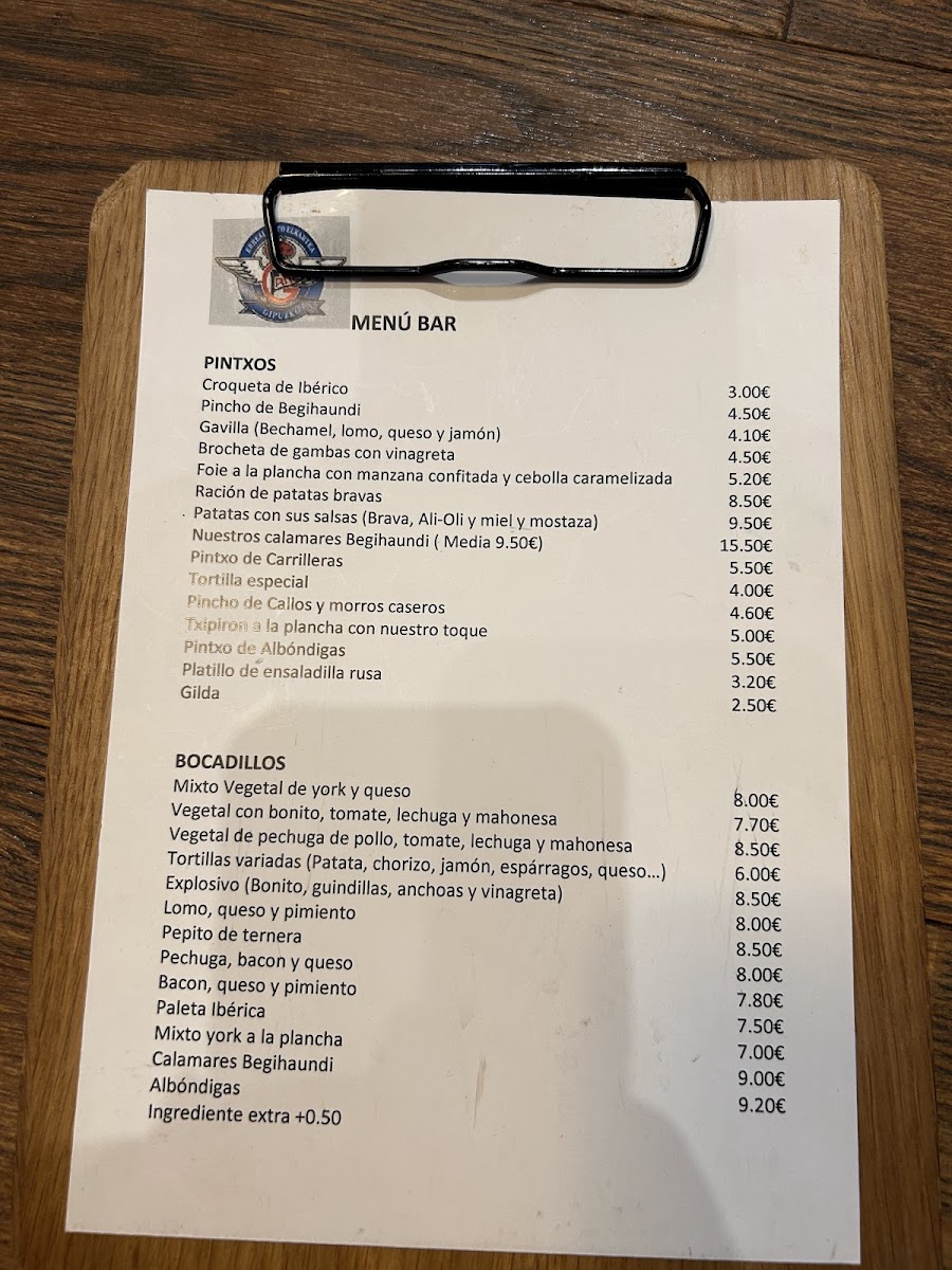 Menu Moto Club-1