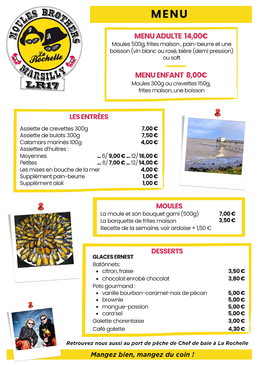 Menu Moule Brothers-1