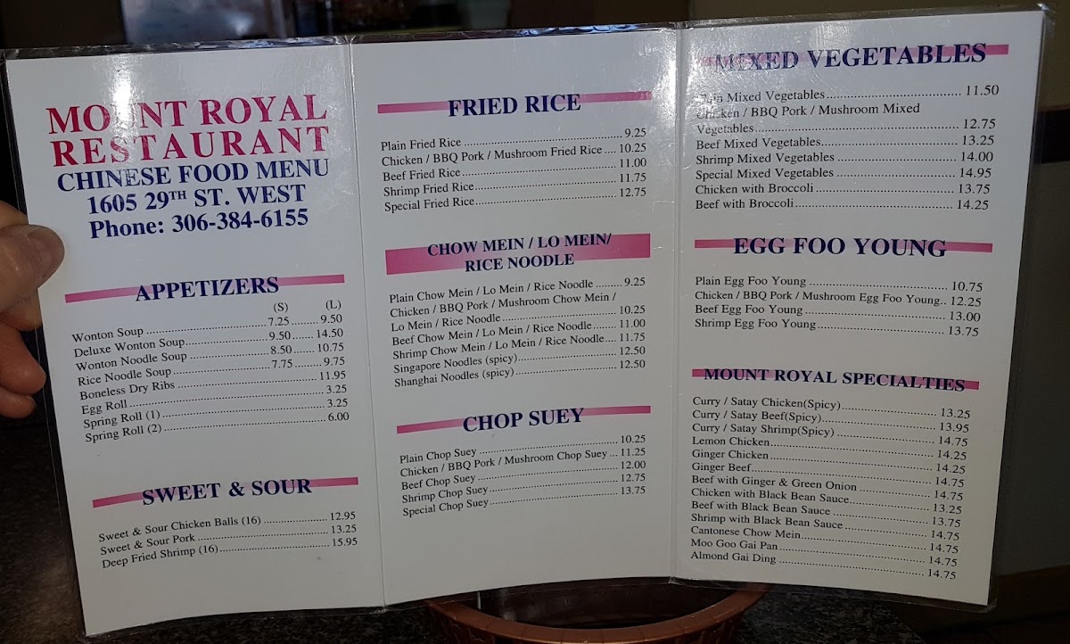 Menu Mount Royal Restaurant-6