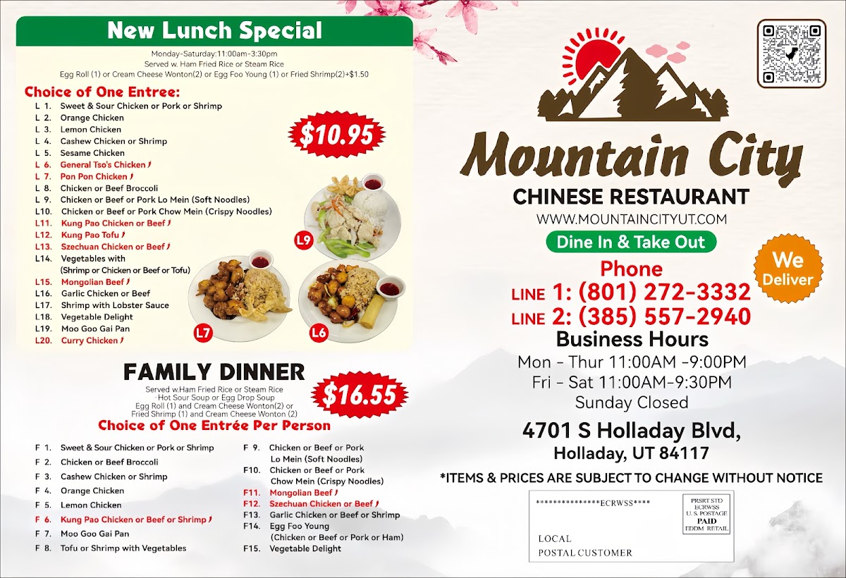 Menu Mountain City Chinese Restaurant-2