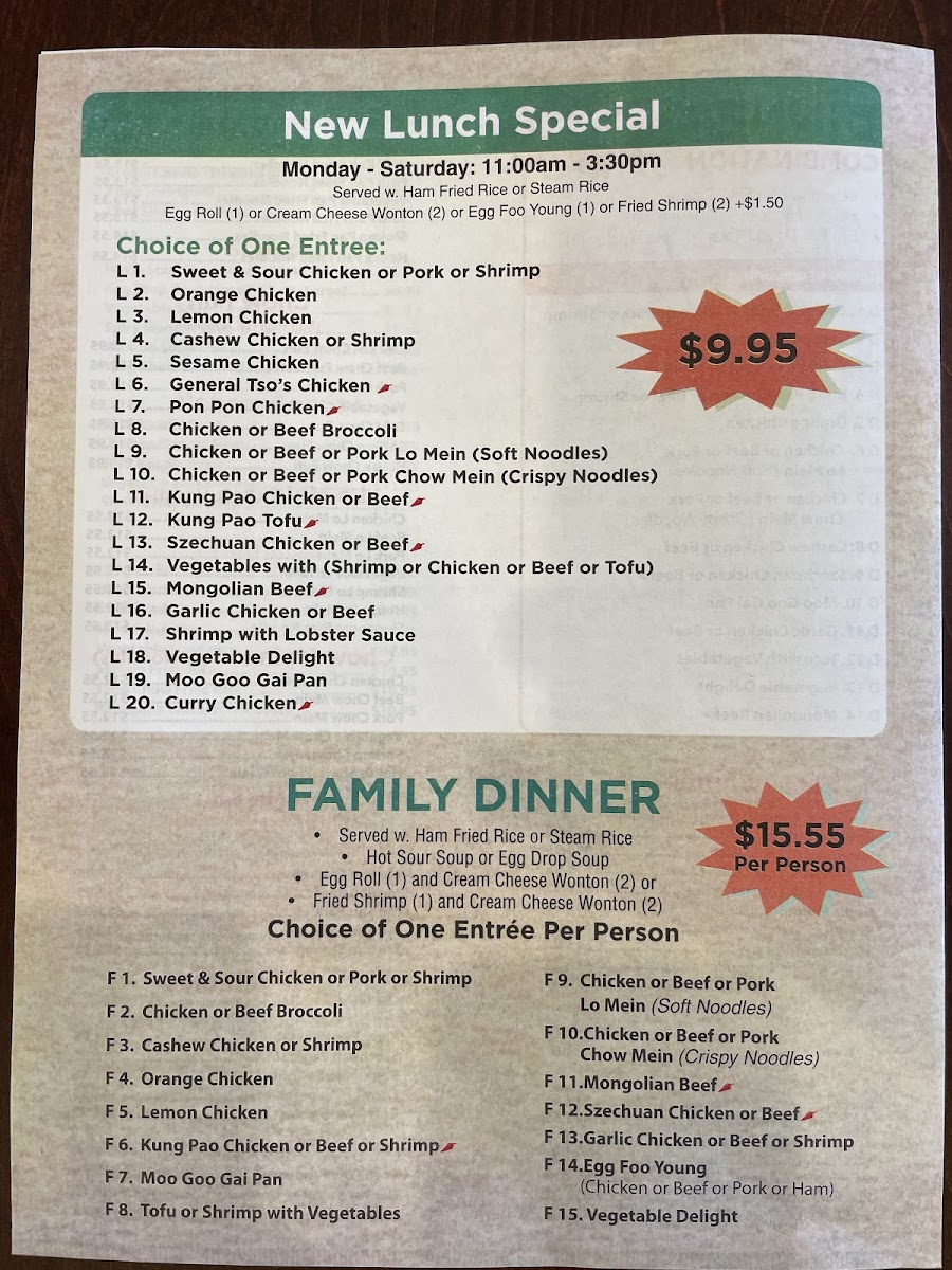 Menu Mountain City Chinese Restaurant-5