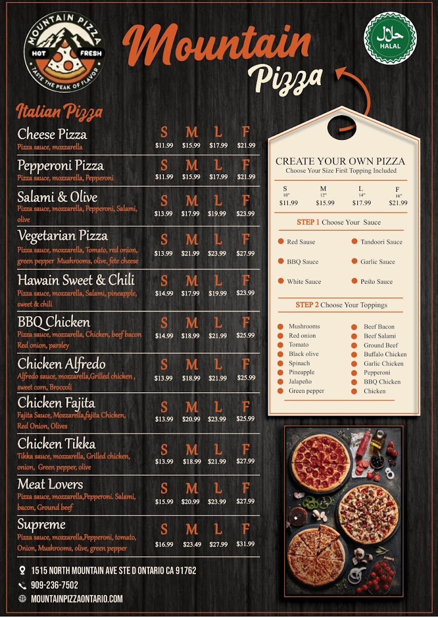 Menu Mountain Pizza Halal-2