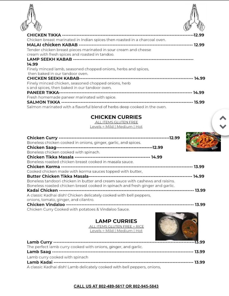 Menu Mountain Valley Restaurant-4