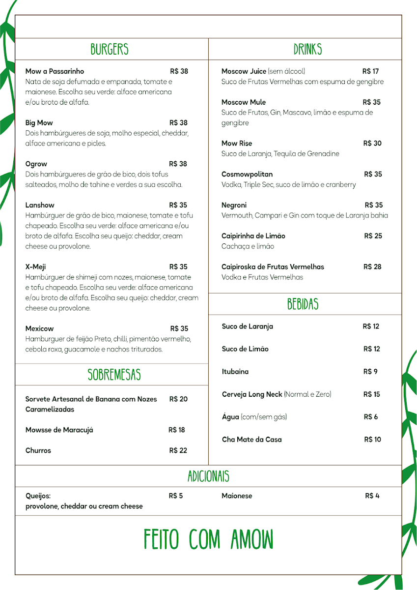 Menu Mow Culinária Vegana-2