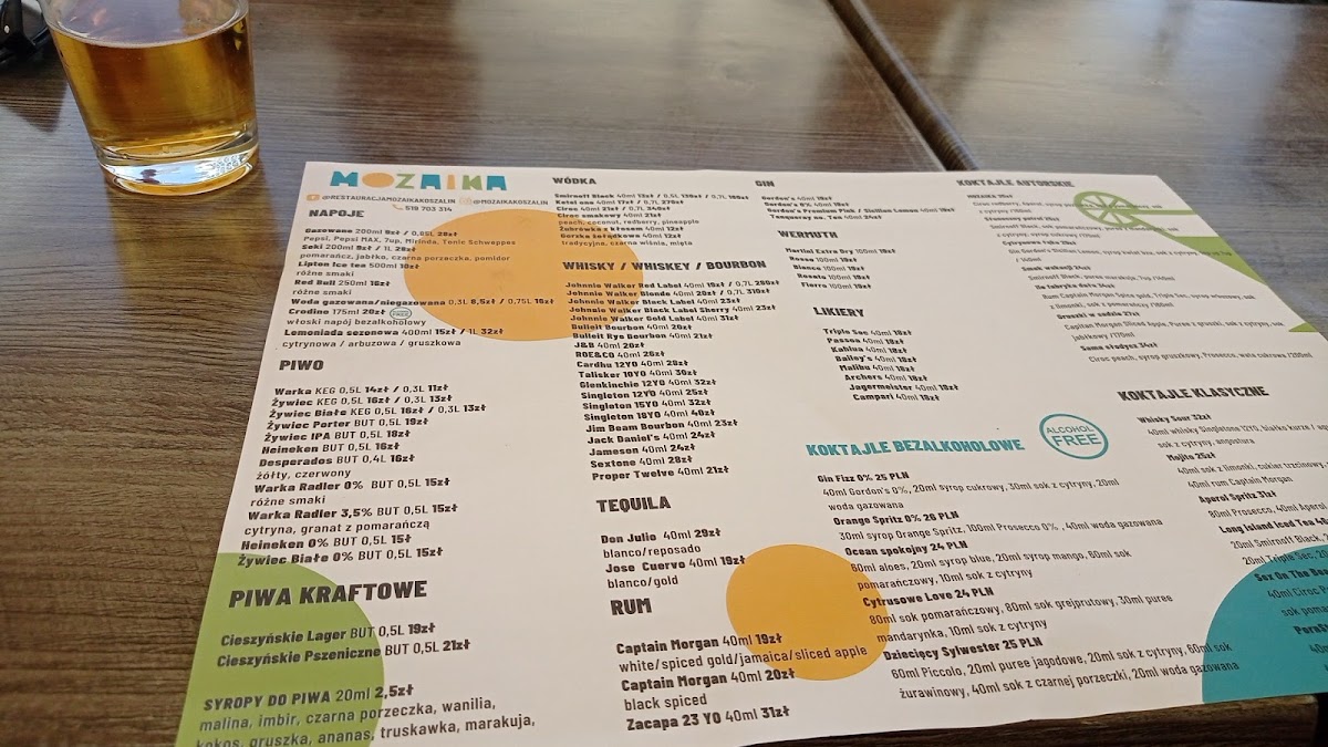 Menu Mozaika-7