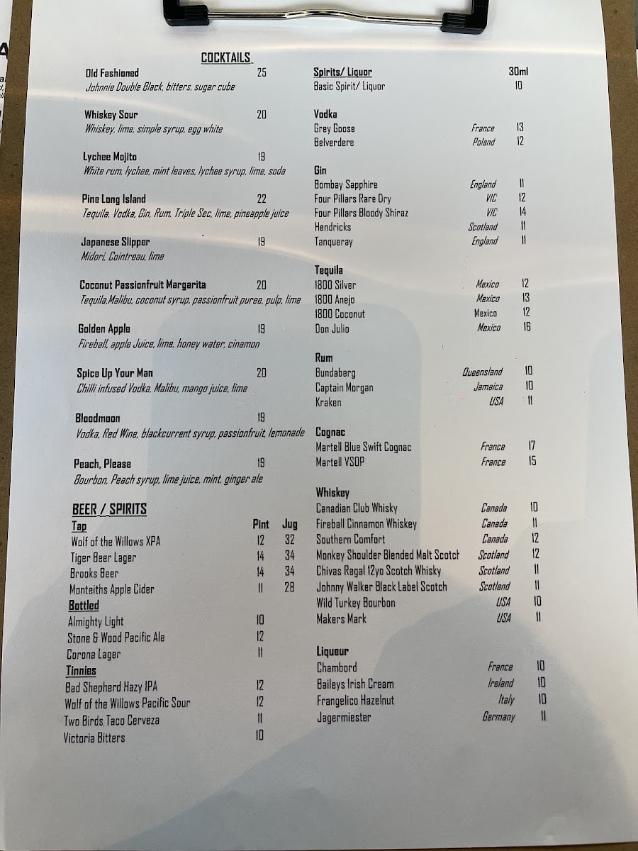 Menu Mr Brooks Stonegrill & Bar-9