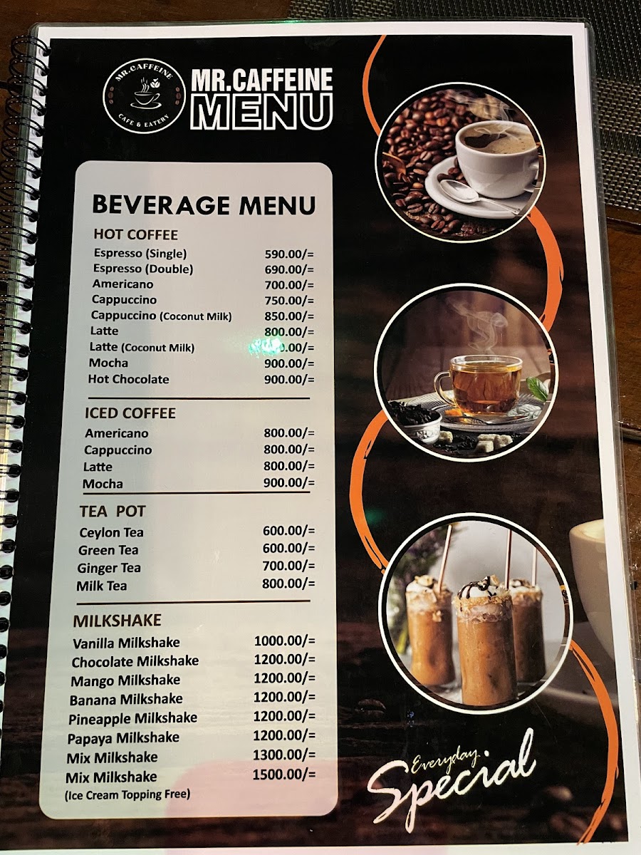 Menu Mr Caffeine Cafe & Restaurant-2