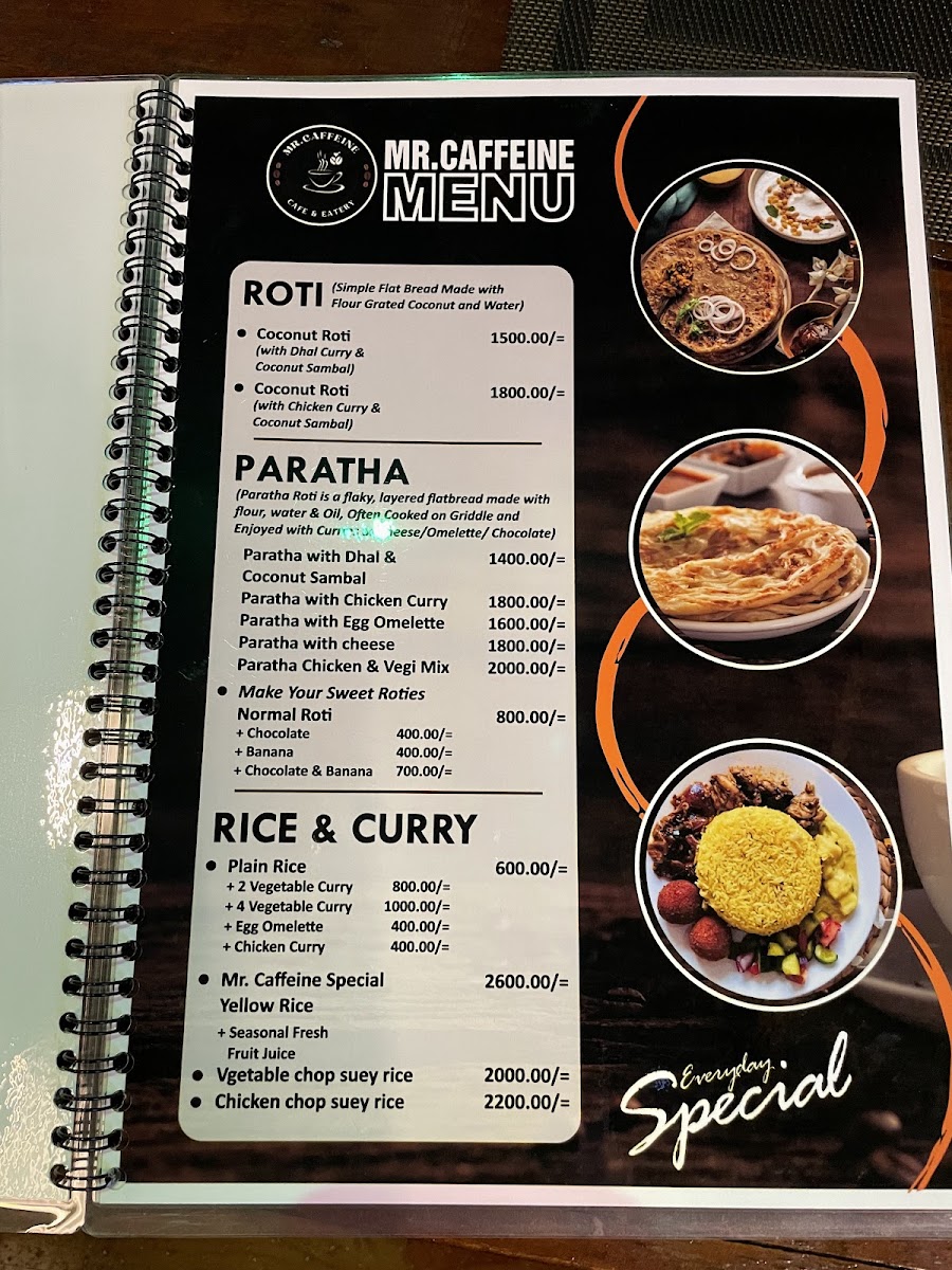 Menu Mr Caffeine Cafe & Restaurant-3