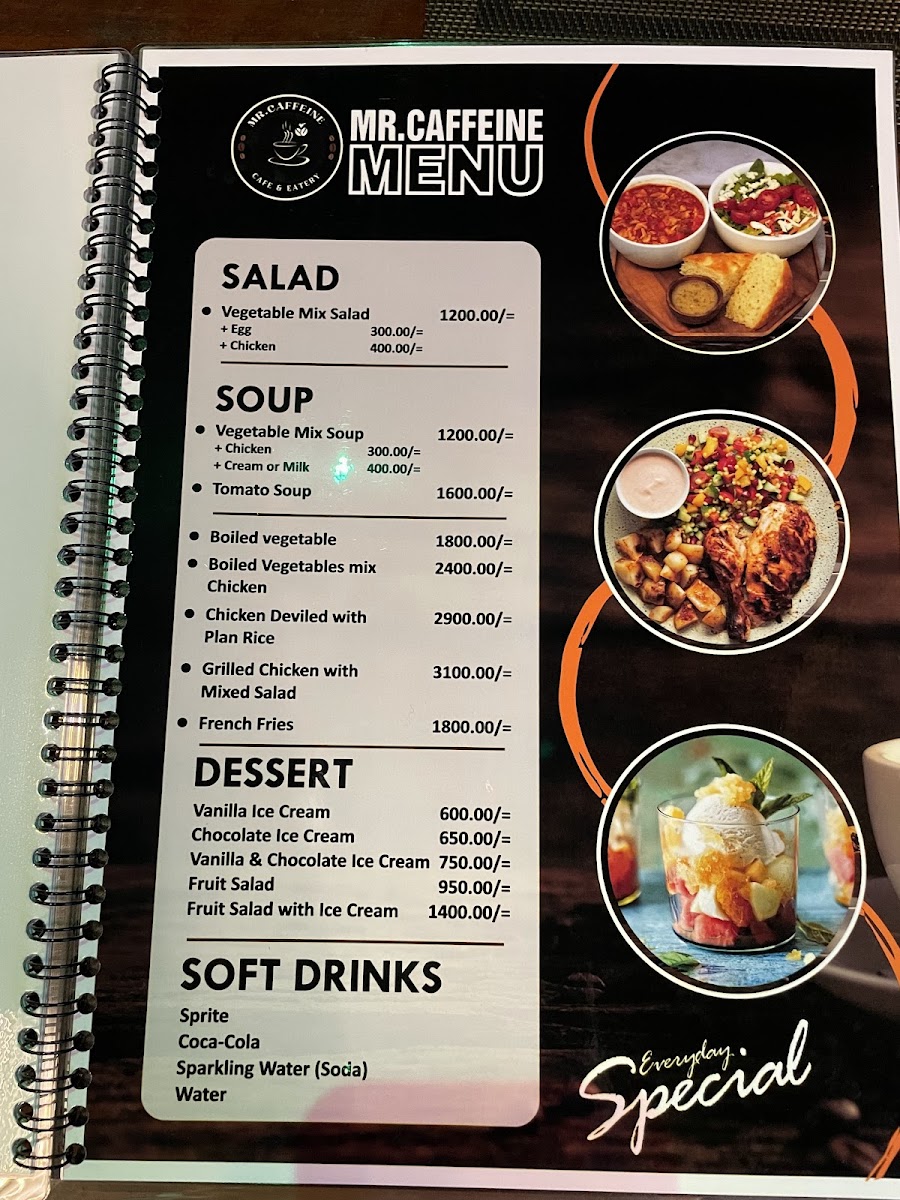 Menu Mr Caffeine Cafe & Restaurant-4