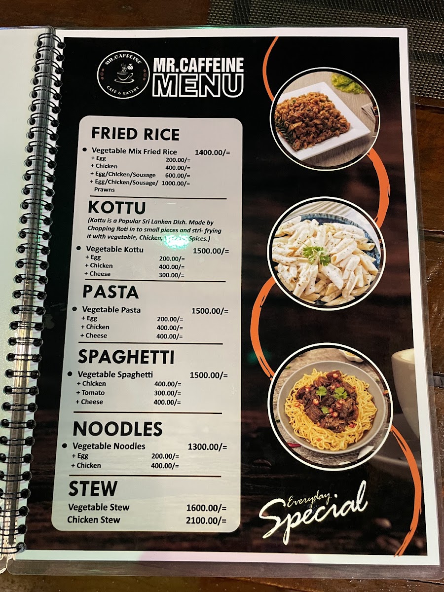 Menu Mr Caffeine Cafe & Restaurant-5