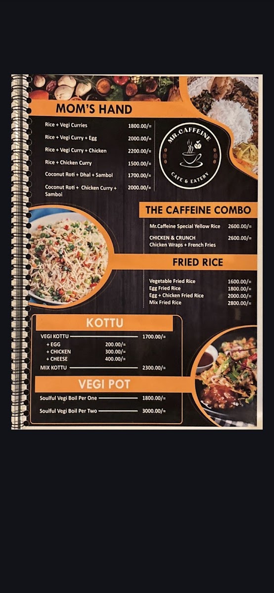 Menu Mr Caffeine Cafe & Restaurant-6