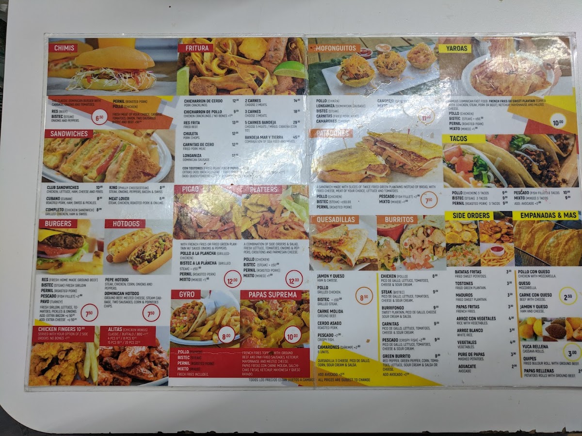 Menu Mr Chimi Restaurant-1