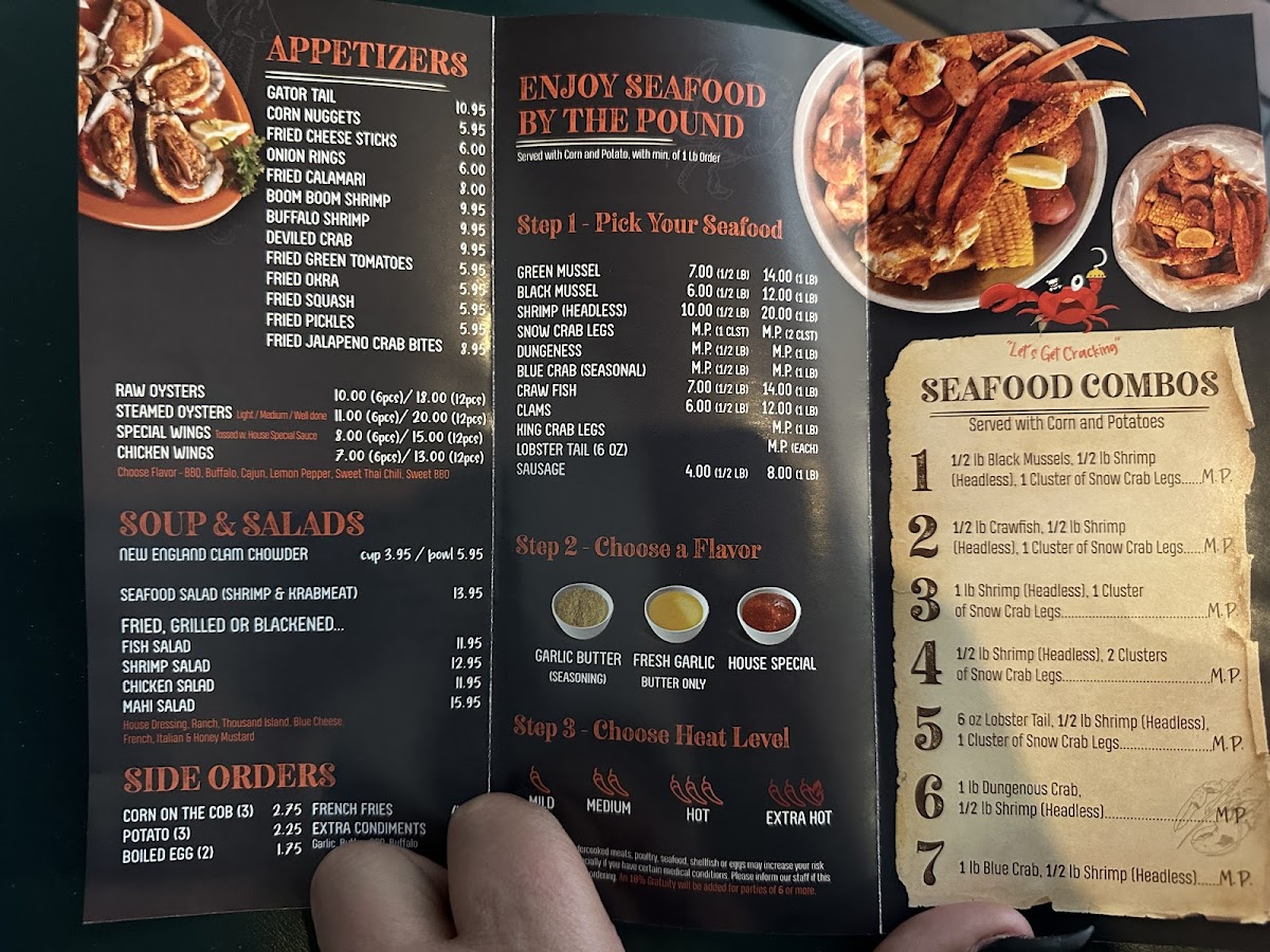 Menu Mr. Crab Restaurant-1