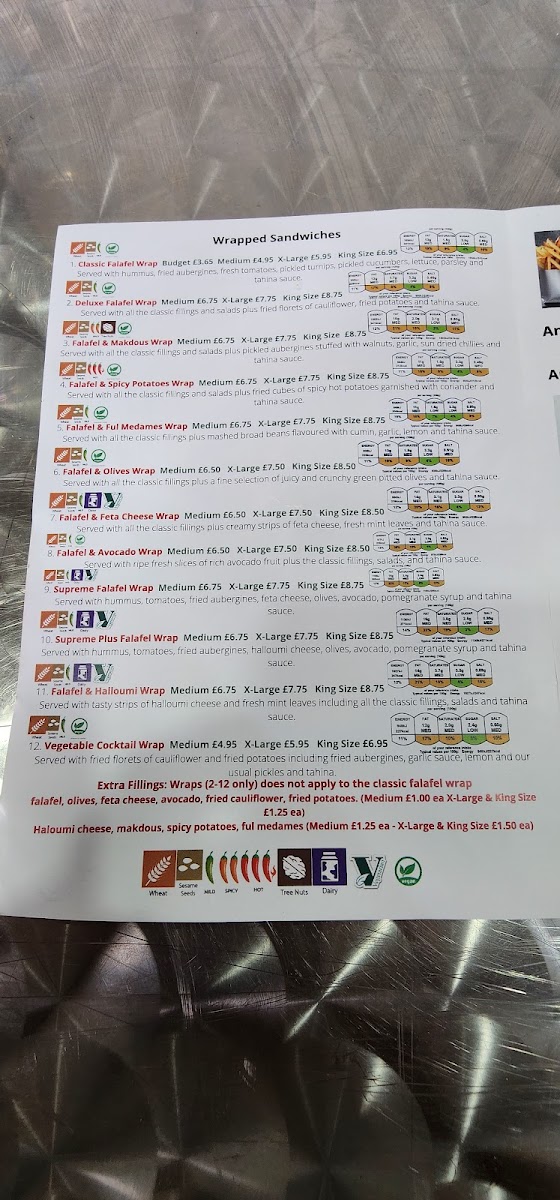 Menu Mr Falafel-10
