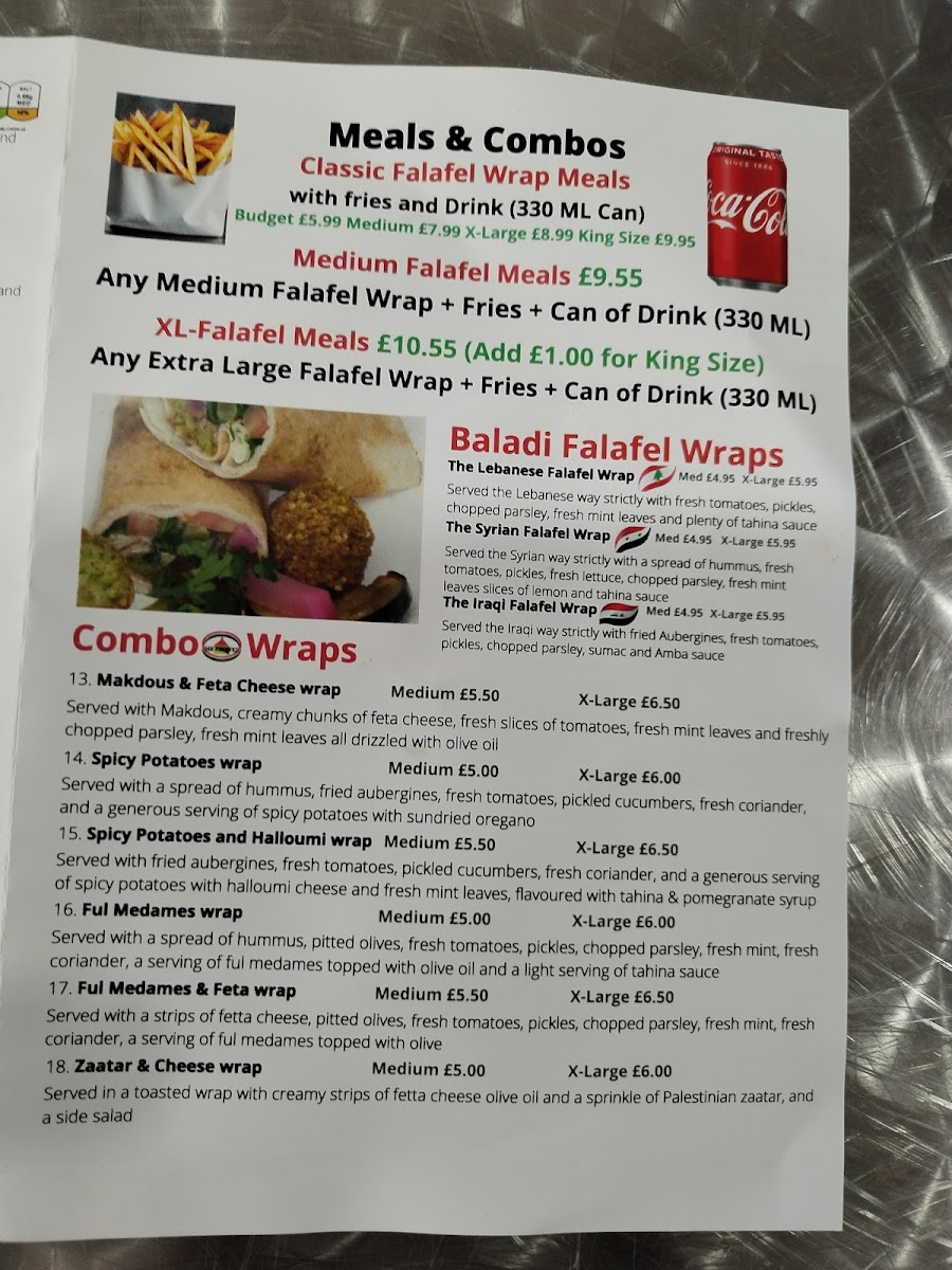 Menu Mr Falafel-4
