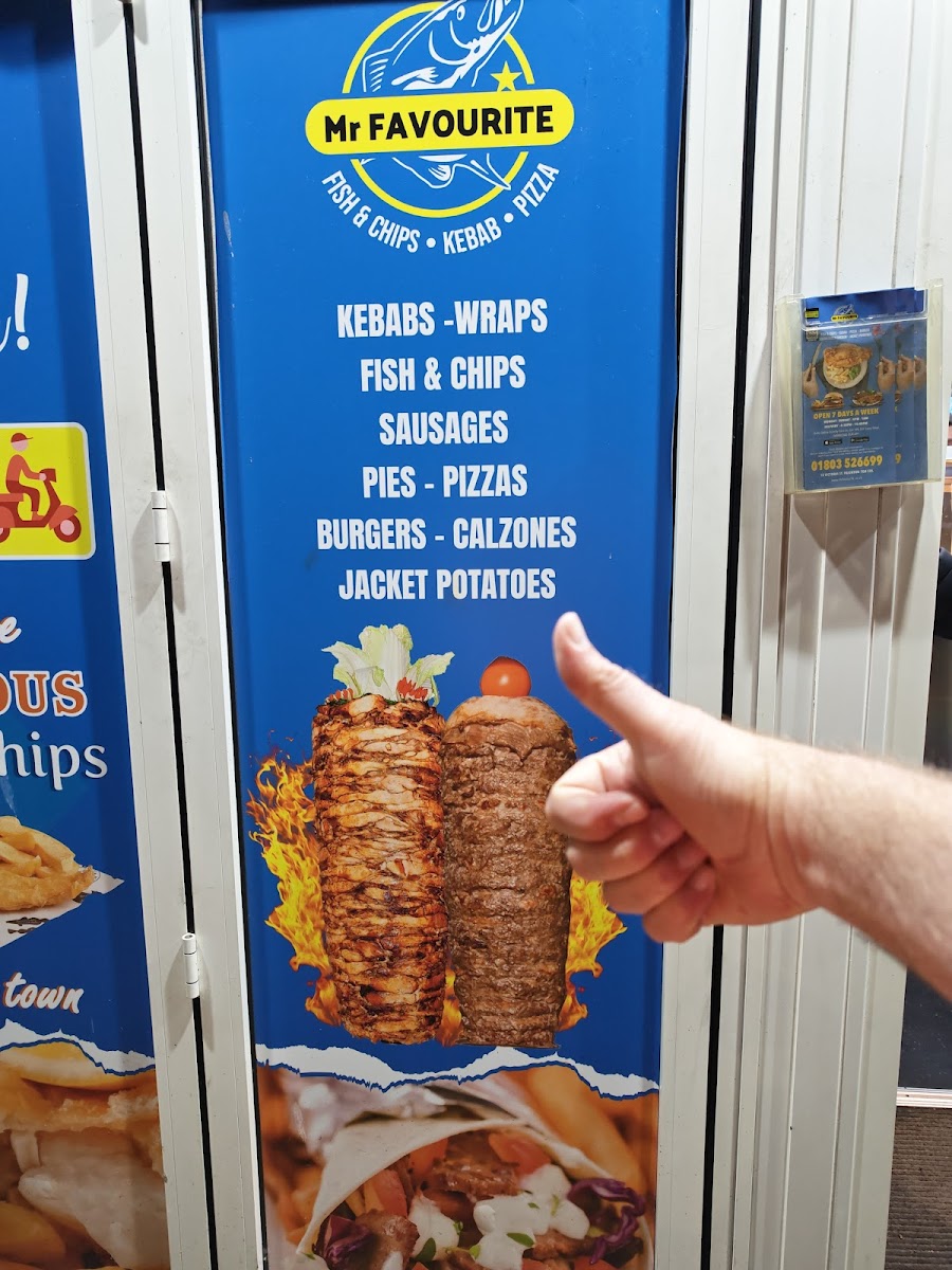 Menu Mr Favourite Fish & Chips | Kebab-1