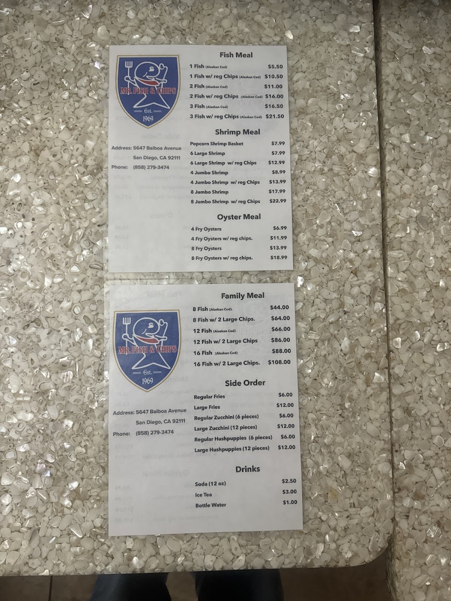Menu Mr. Fish & Chips-8