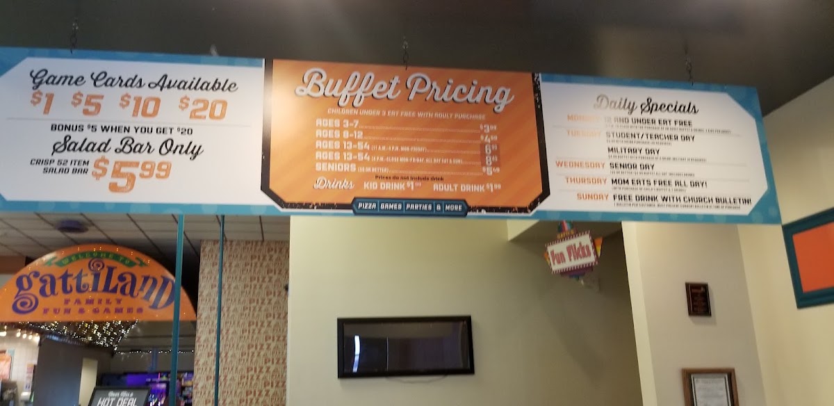 Menu Mr Gatti's Pizza-1