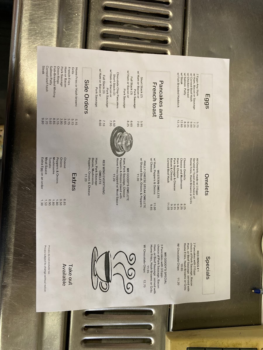 Menu Mr Goody's Restaurant-2