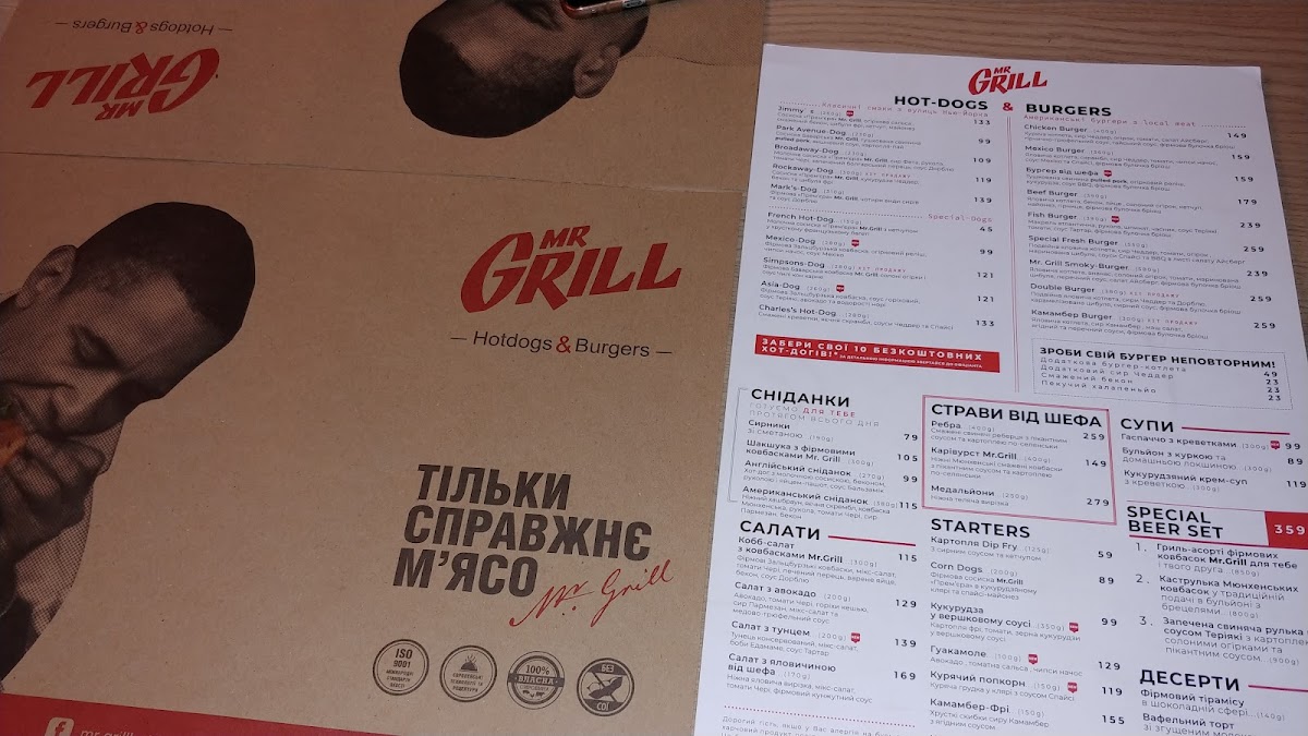 Menu Mr. Grill Hotdogs & Burgers-6