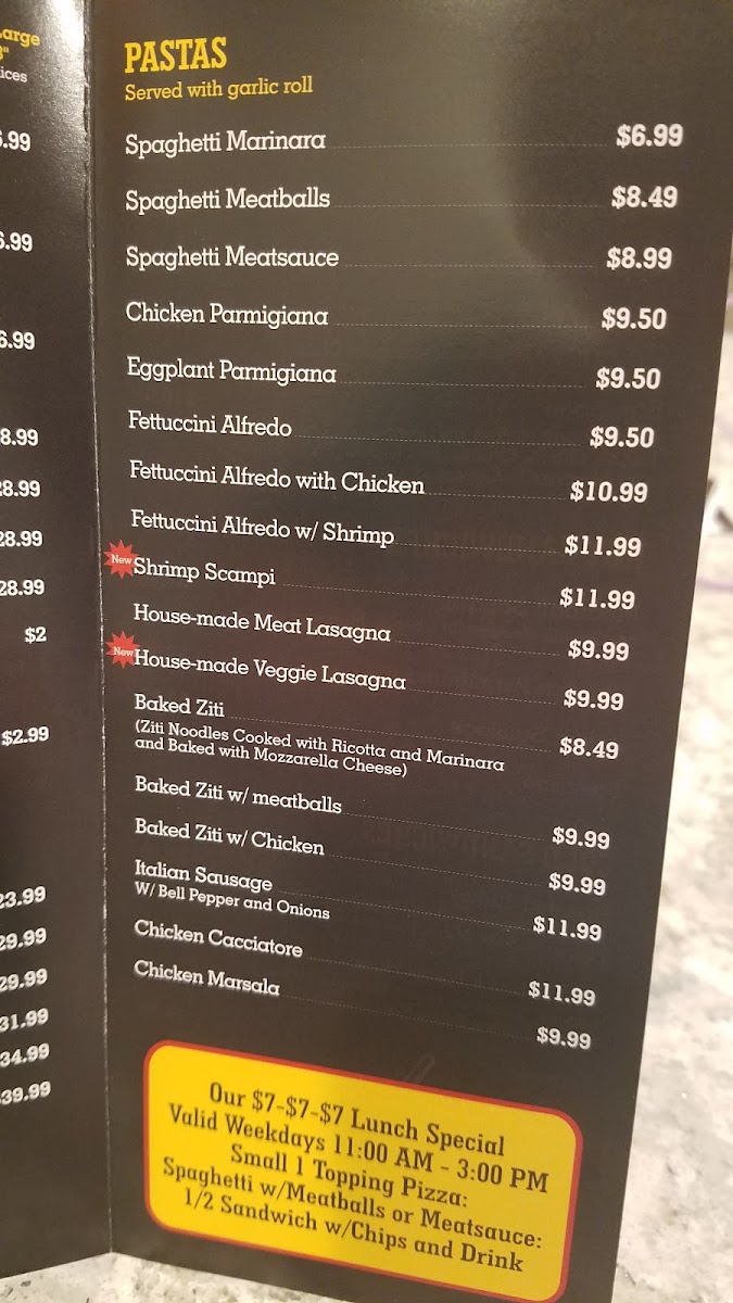 Menu Mr. G's Pizza - Diamond Bar-3