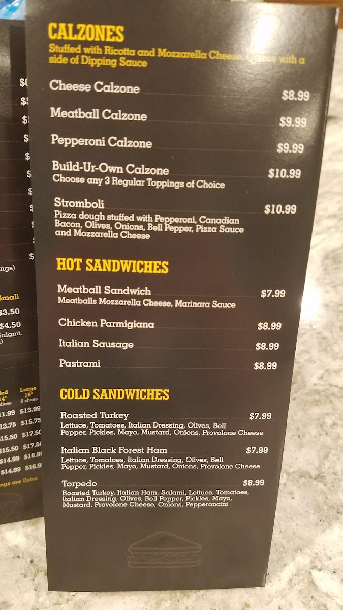 Menu Mr. G's Pizza - Diamond Bar-4