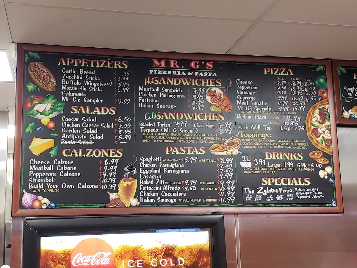 Menu Mr. G's Pizza - Diamond Bar-5