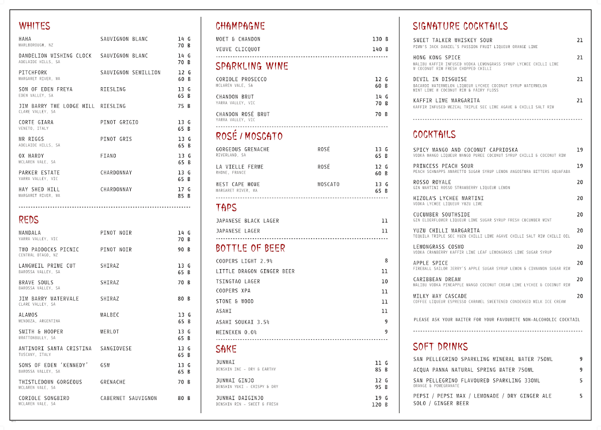 Menu Mr Hizola's-1