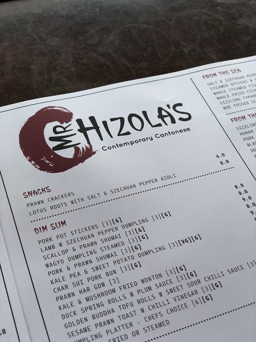 Menu Mr Hizola's-10