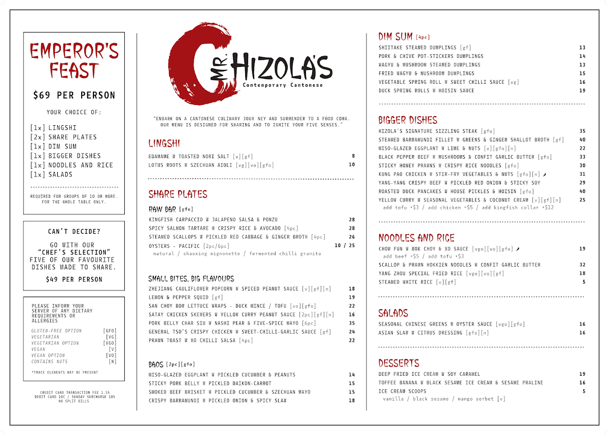 Menu Mr Hizola's-2