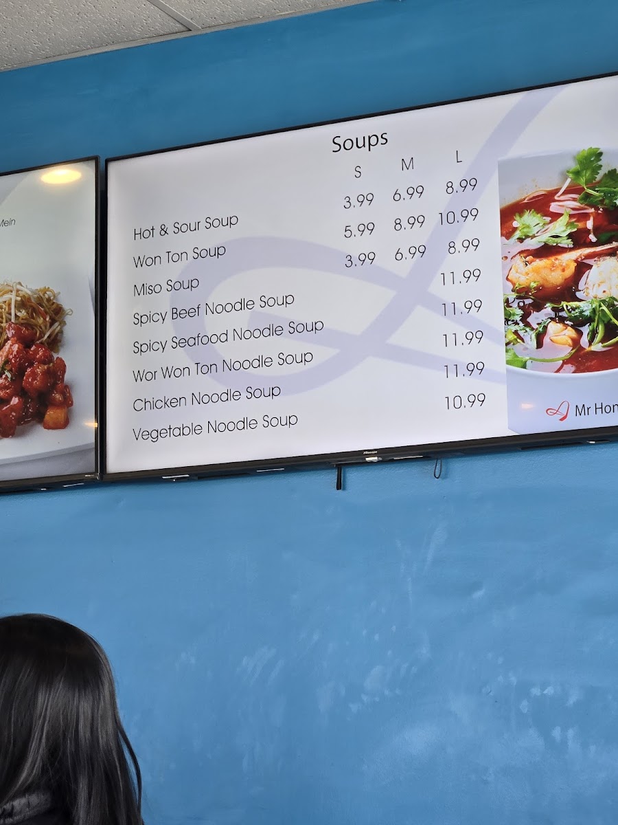 Menu Mr. Hong's - Gilroy-10